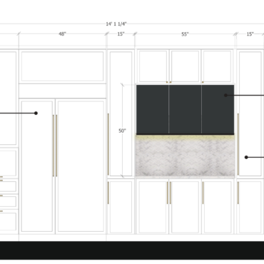 kitchen elevation _ canva